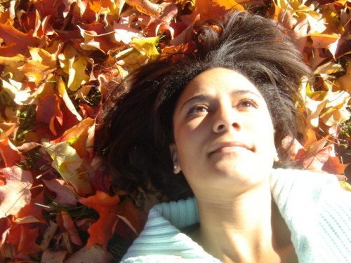 thirds1 Splendor in the Grass: Me in my backyard.