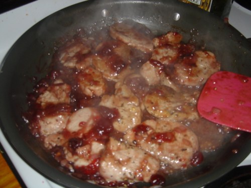 porkplussauce See? Cooking in sauce. Pretty sauce.