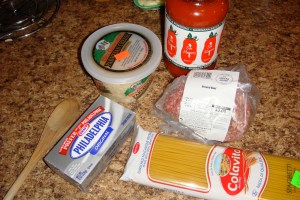 The ingredients, with the key ingredient running the show.