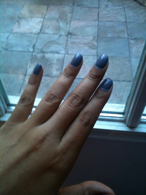 American Apparel Nail Polish in Factory Grey